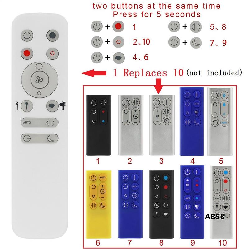 2X 10 In 1 Remote Control For  - Dyson Fan Am07 review and price