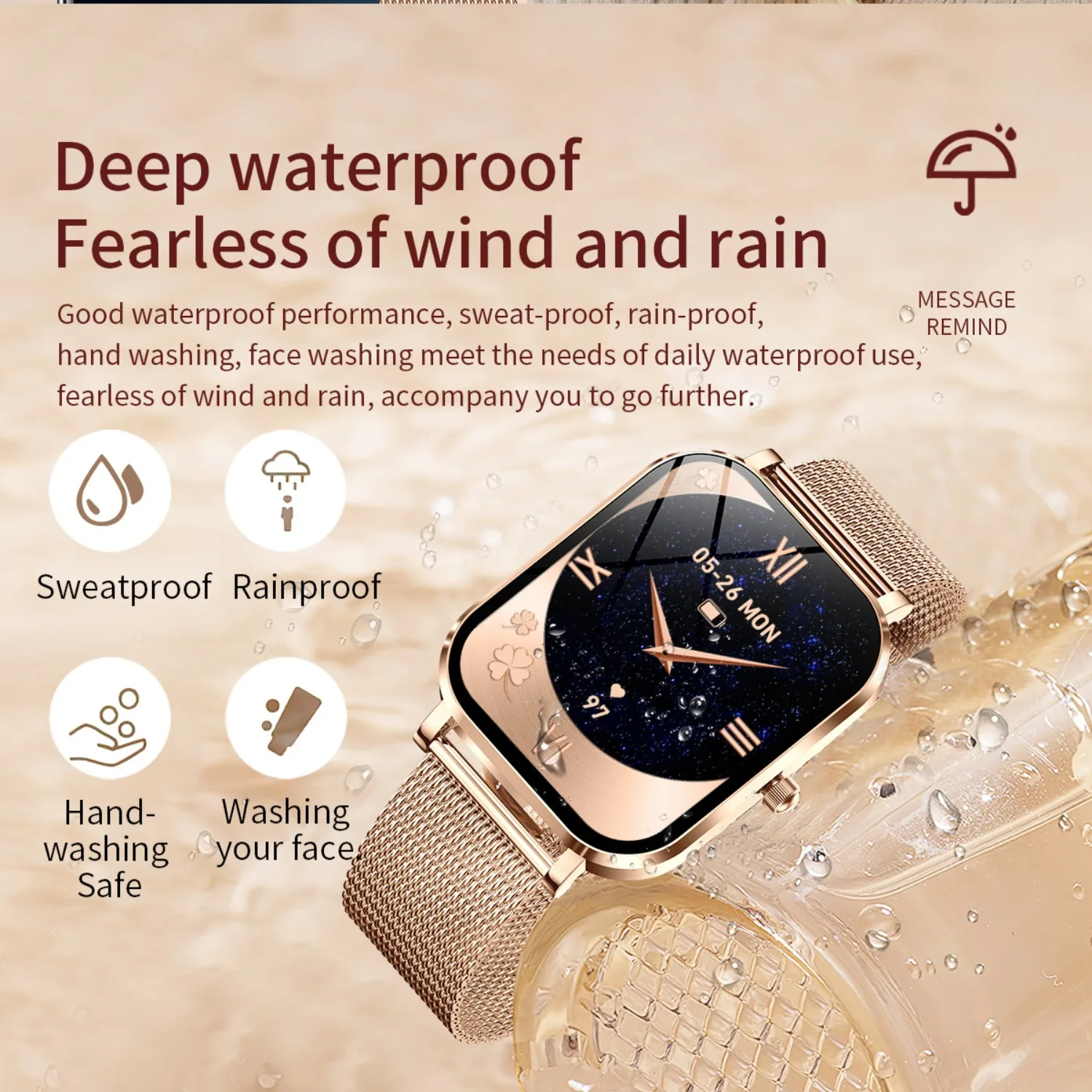 ApexTPUltra Thin Smart Watch F - Korean Women Lifestyle review and price