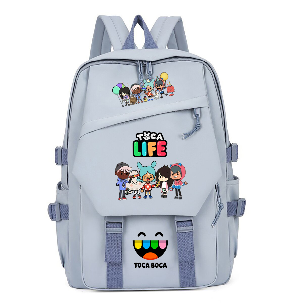 Toca Life World Print Backpack - Korean Women Lifestyle review and price