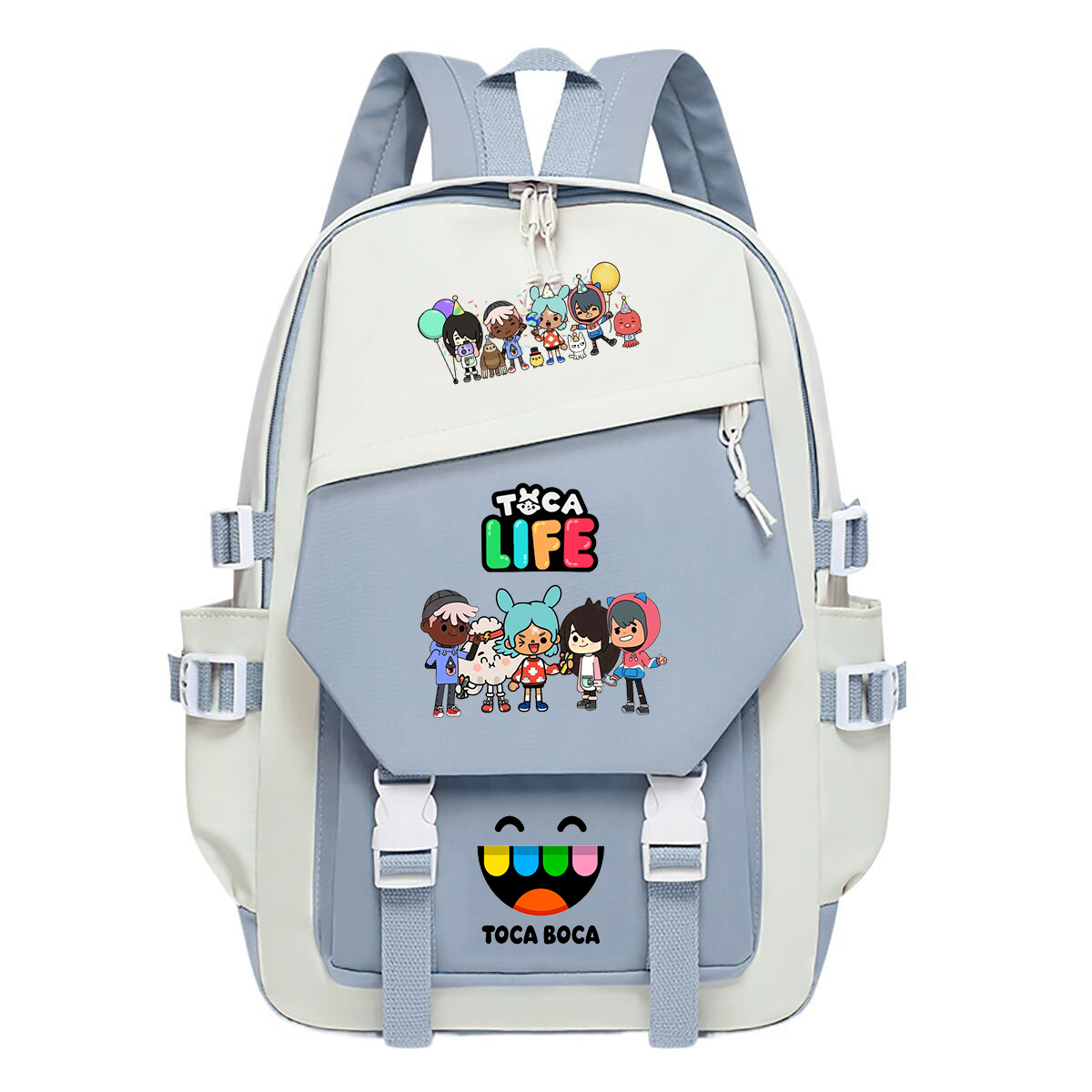 Toca Life World Print Backpack - Korean Women Lifestyle review and price