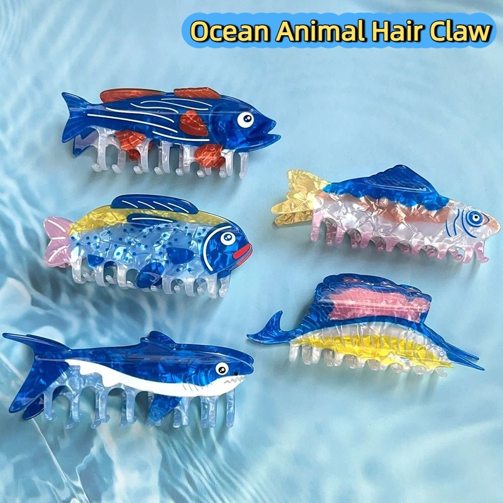Hairpin Ocean Animal Hair Claw - Korean Women Lifestyle review and price