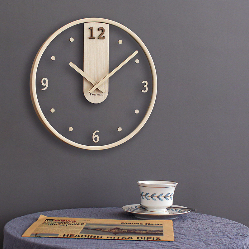 Design European Clock Wall Aes - Korean Lifestyle Aesthetic review and price